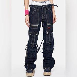Tripp NYC Denim Rough Ready Bondage Pants
